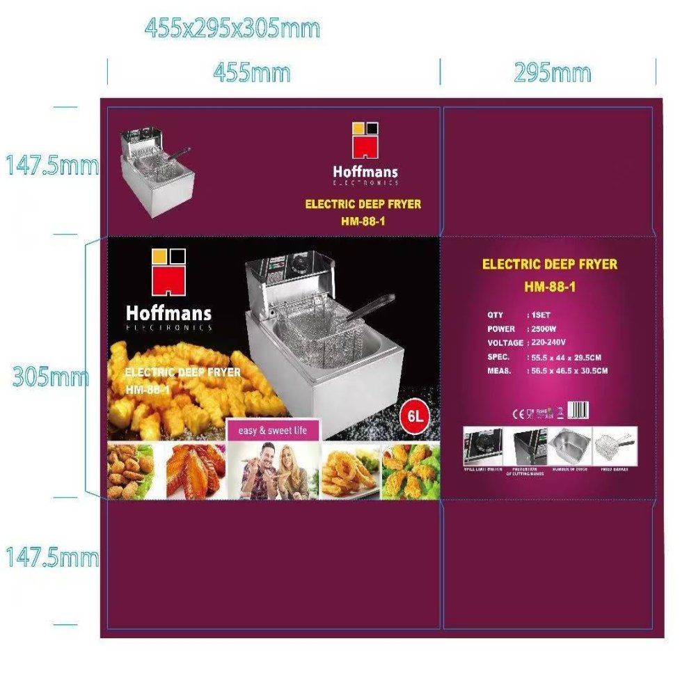 Electric deep fryer Deep Fryer HM-88-1